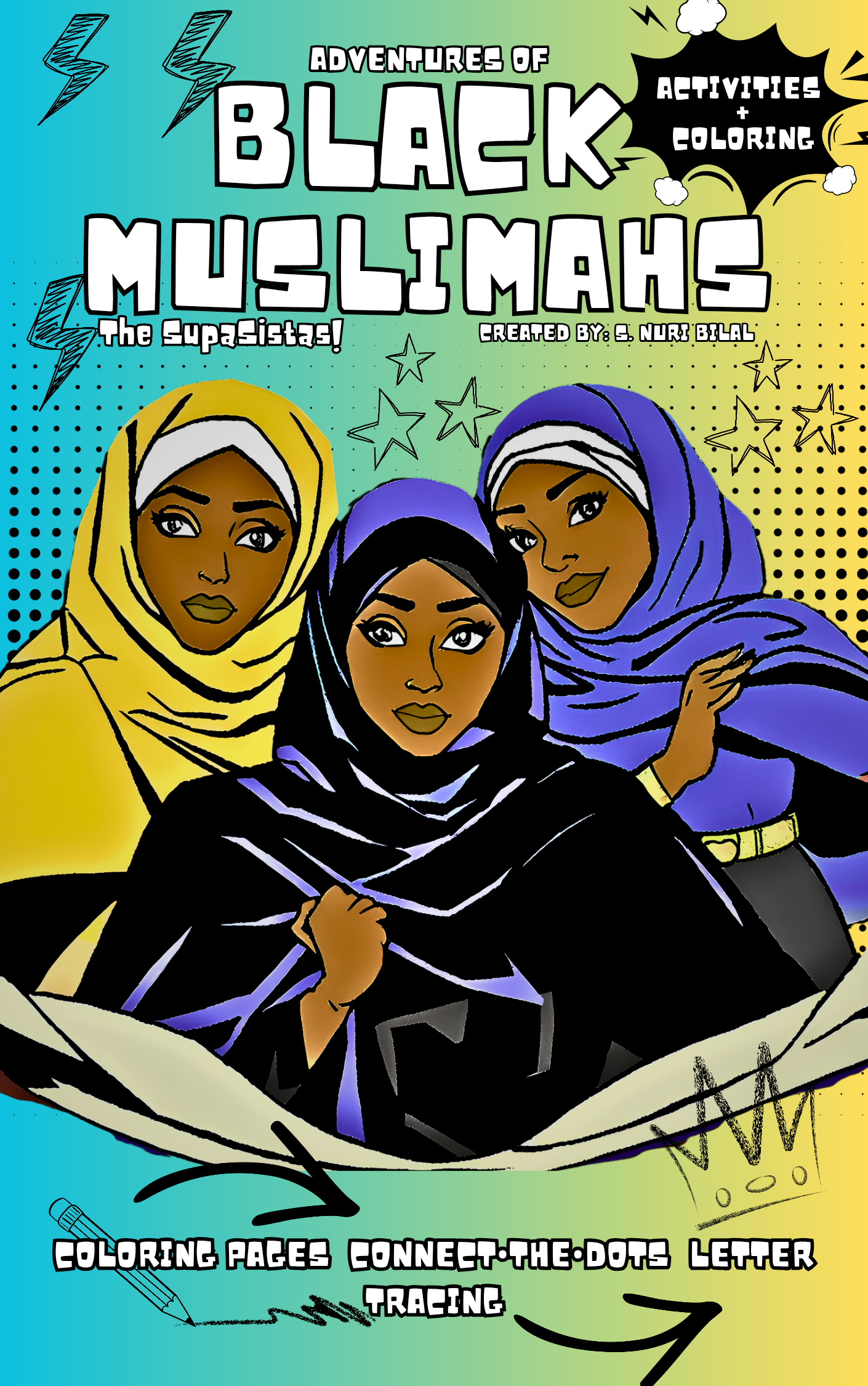 Activities and coloring pages cover
